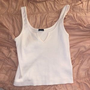 Pink Brandy cropped tank